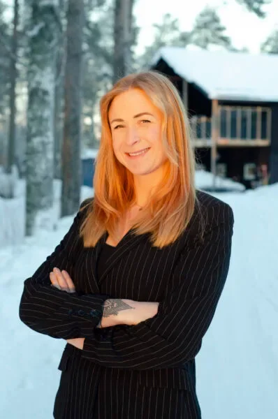 Mia Vindelhed, grundare av Mias Tryck & konsulting AB